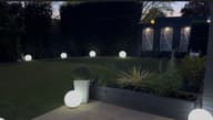 ShapeLights Indoor & Outdoor USB Solar Powered Mood Light - Sphere customer photo view 1