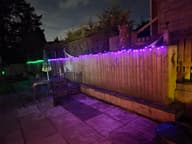 Zesty 10m Purple Solar Fairy Lights – 100 LED Outdoor String customer photo view 1