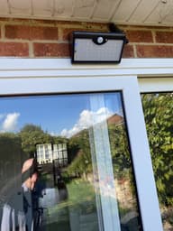 Eco Wedge Elite Remote Control Solar Light With PIR customer photo view 1