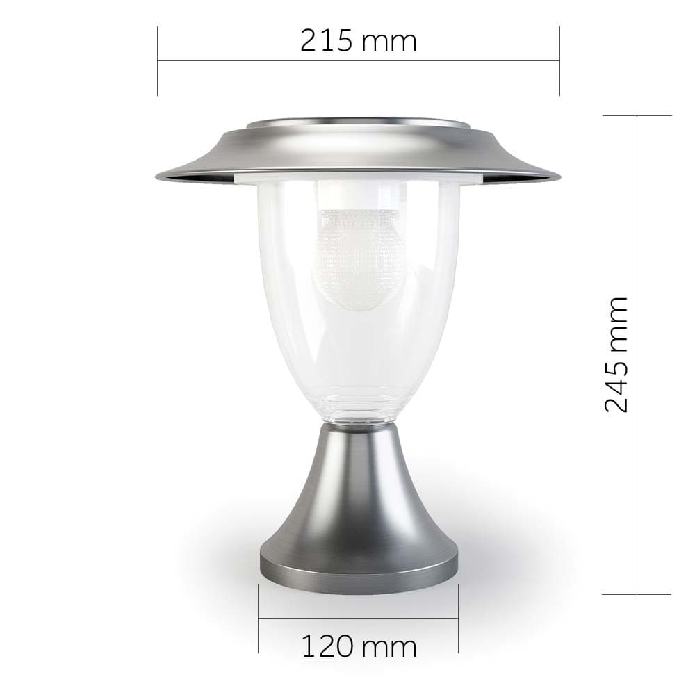 Henley Premium Solar Pillar Lantern supporting image 2