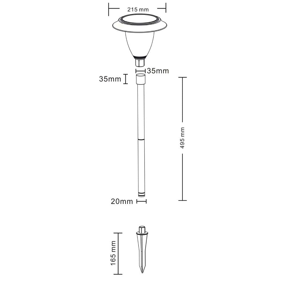Henley Premium Solar Garden Light supporting image 1