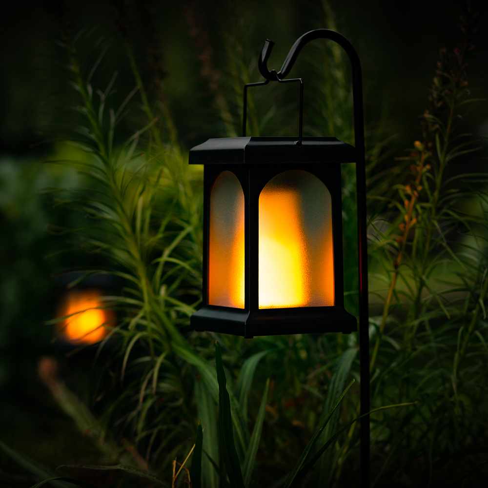 TrueFlame USB Solar Crook Lantern key features