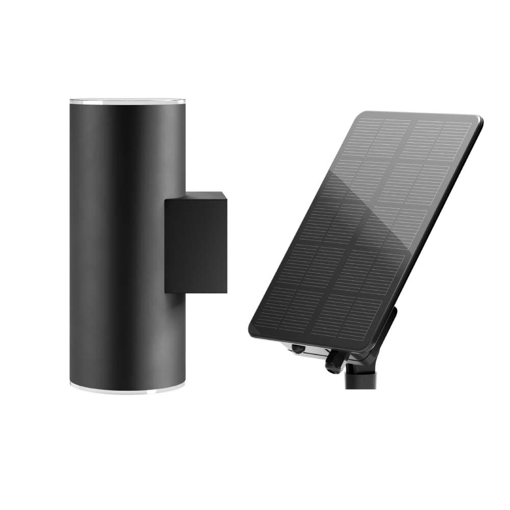 Chester Up & Down Solar Wall Light - Anthracite Edition key features