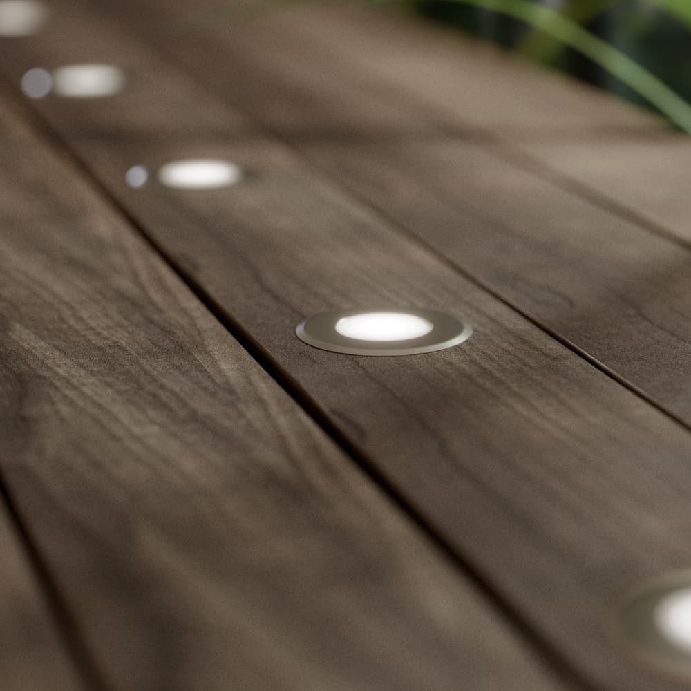 Advance DualWhite USB Solar Deck Lights - Set Of 8 supporting image 2