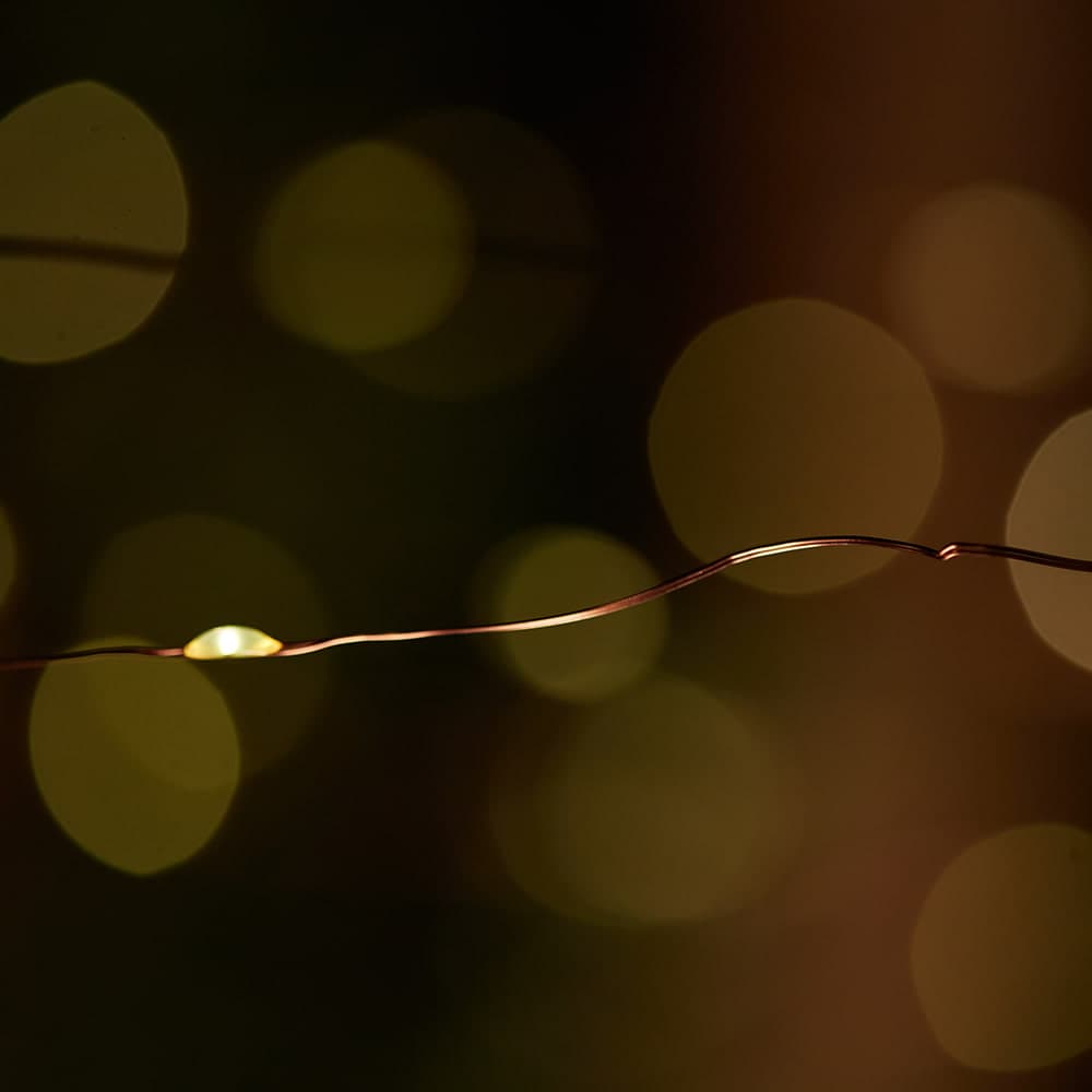 Madison Solar Copper Wire Lights - 200 LEDs supporting image 1