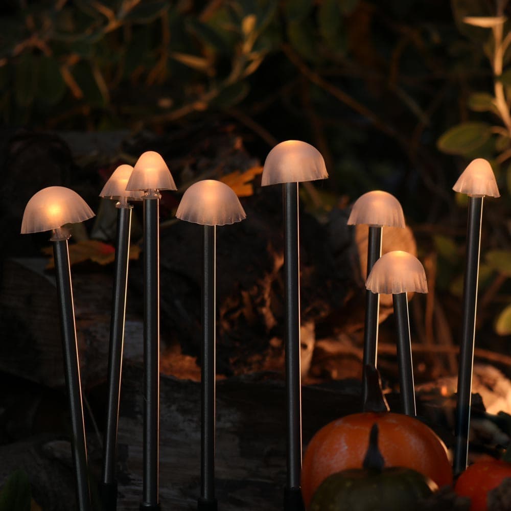 Elan Solar Mushroom Lights - Set Of 12 key features