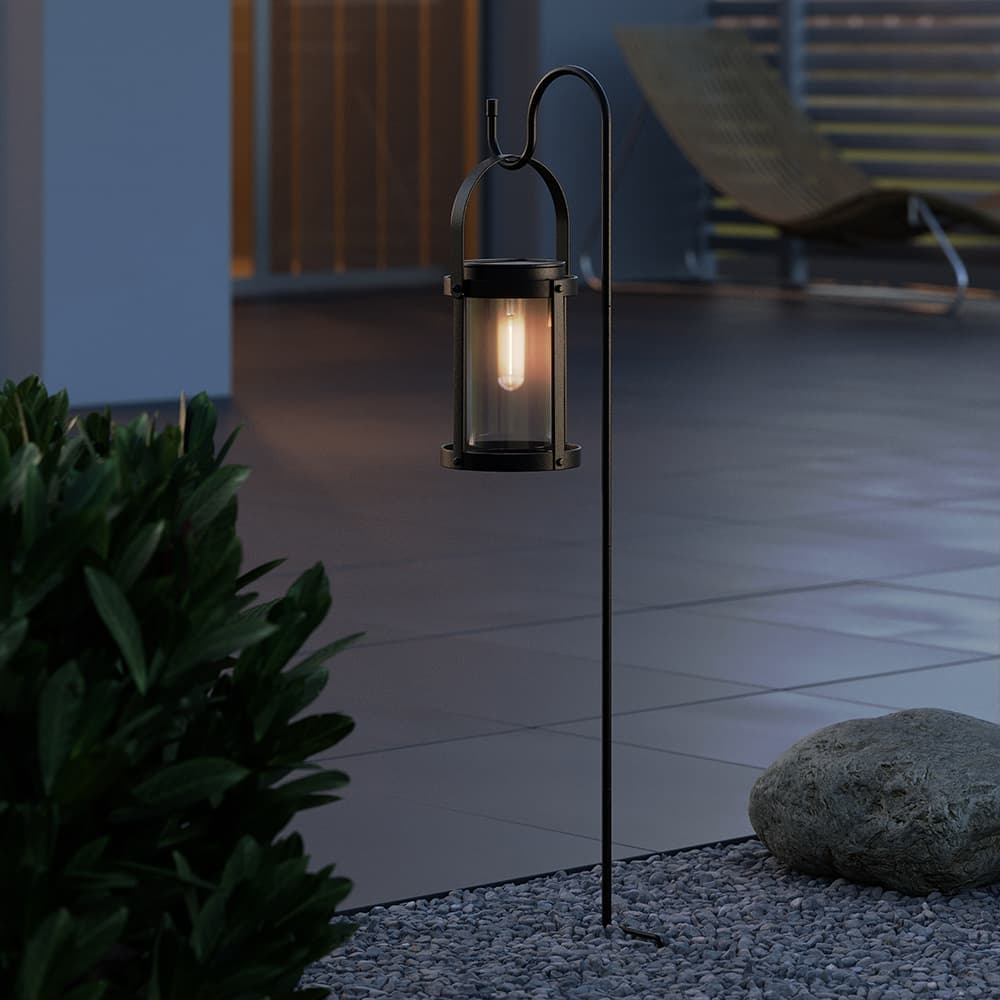 Sandringham Solar Crook & Wall Lantern supporting image 1