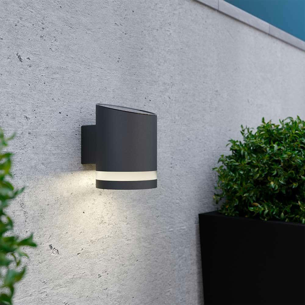 Truro Solar Wall Light - Anthracite Edition supporting image 2
