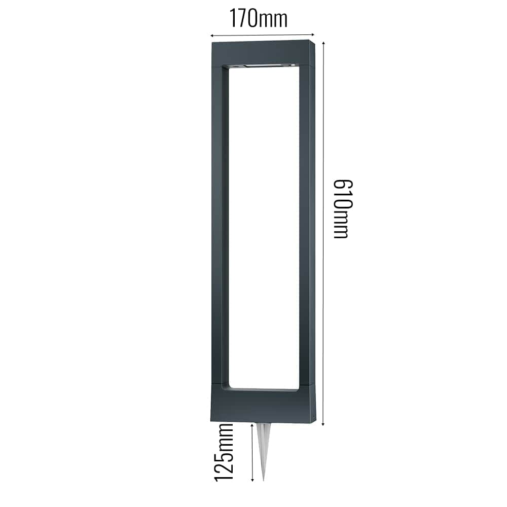 Kingston Solar Bollard Light key features