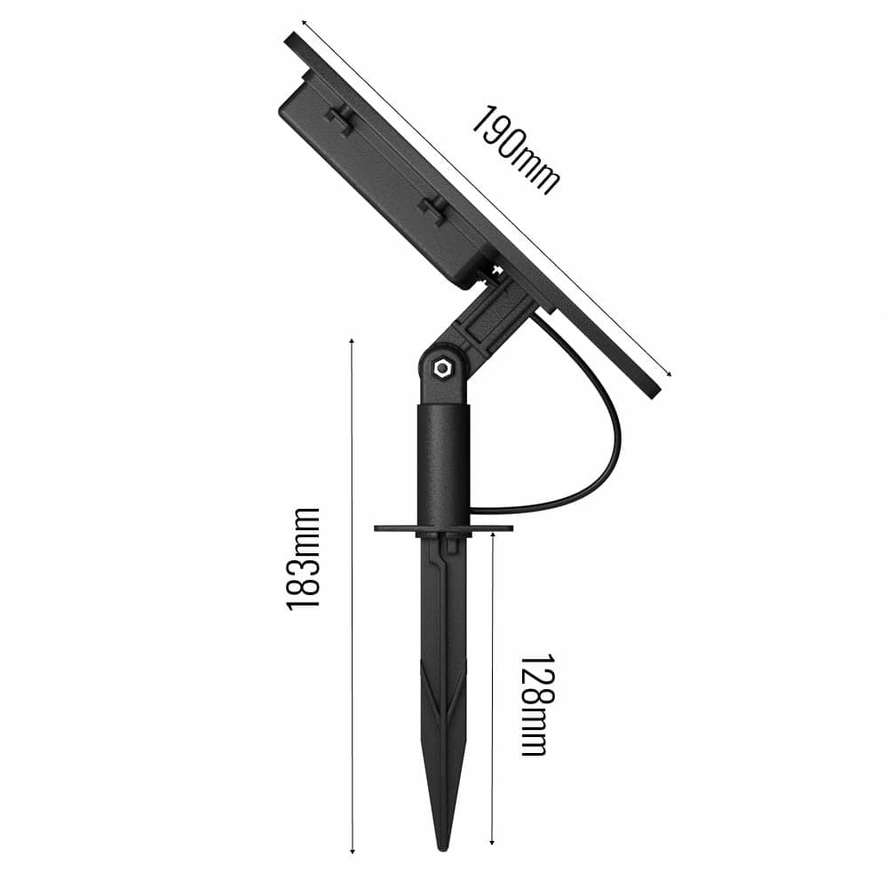 Shard Solar Glow Post Light key features