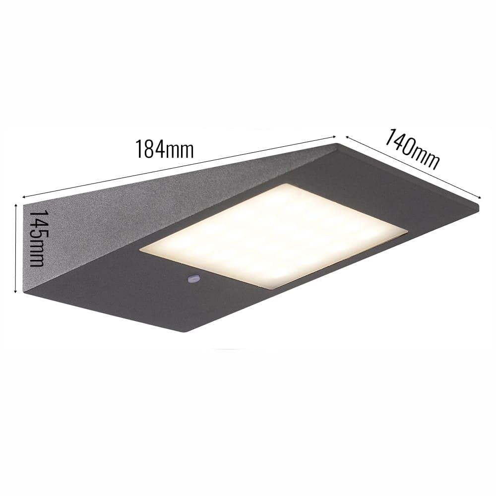 Anthralight Solar Security Light dimensions