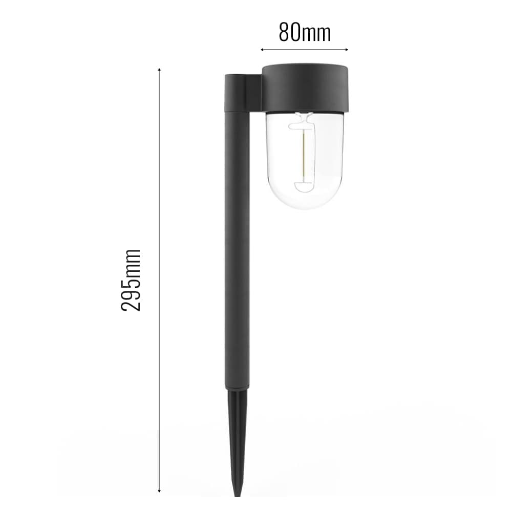 The Hamptons Solar Garden Lights (Set Of 2) dimensions