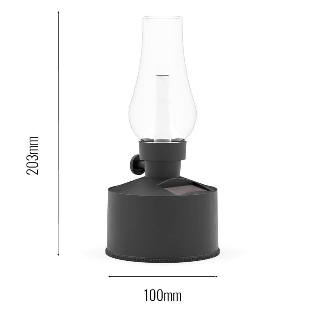 Solar Traditional Gas Lantern (Set Of 2) key features