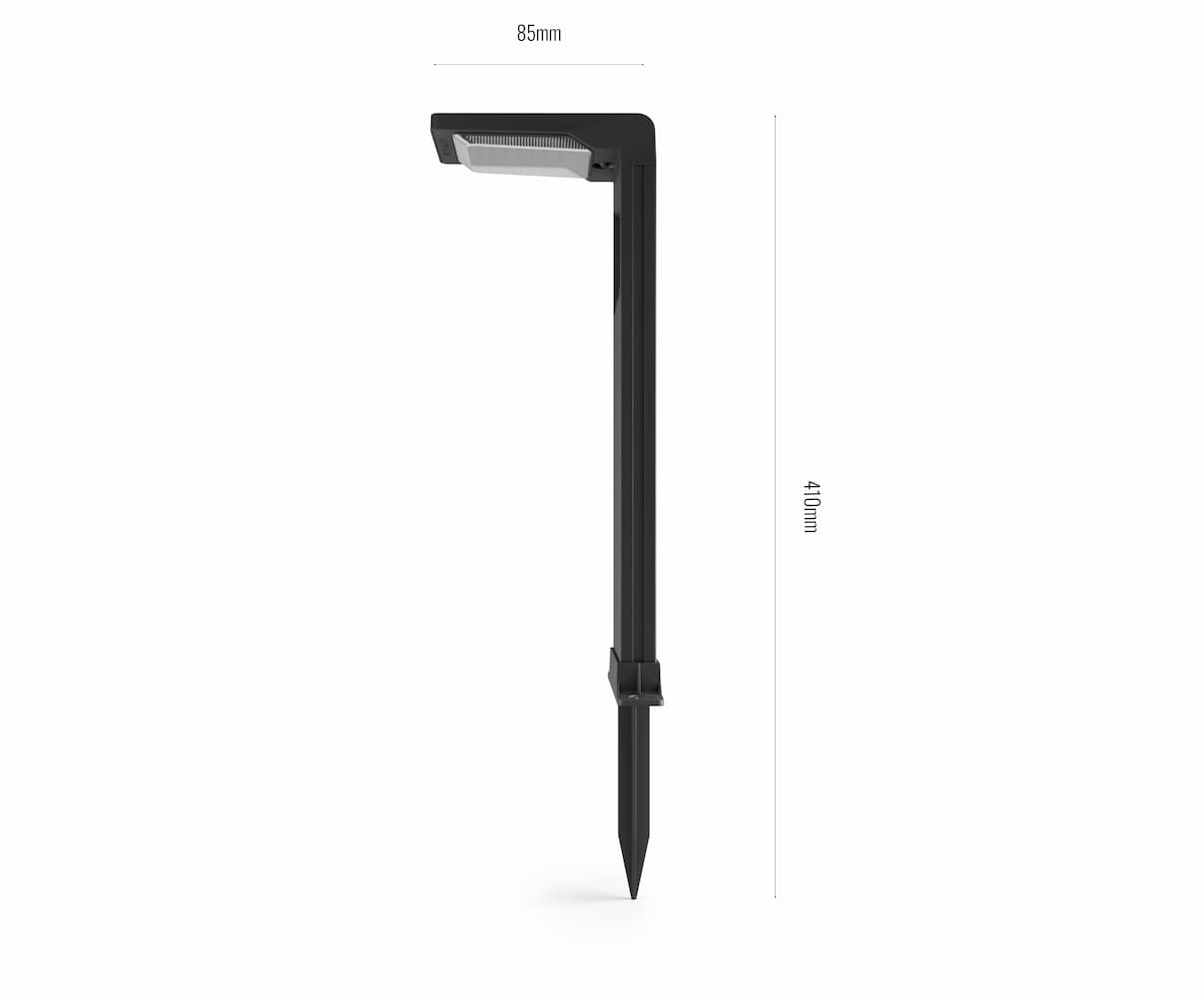 Oakham Solar Garden Bollard Light key features