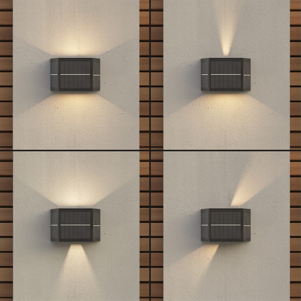 Berkhamsted Solar Wall Light (Adjustable Up & Down Light) key features