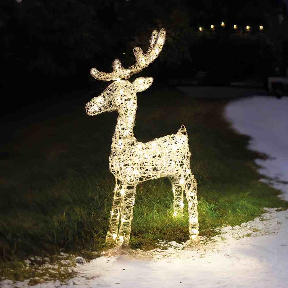 Lapland USB Solar Christmas Reindeer - Powered By Leaf supporting image 2