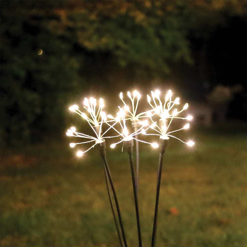 Starburst Solar Stake Lights (Set Of 2) key features