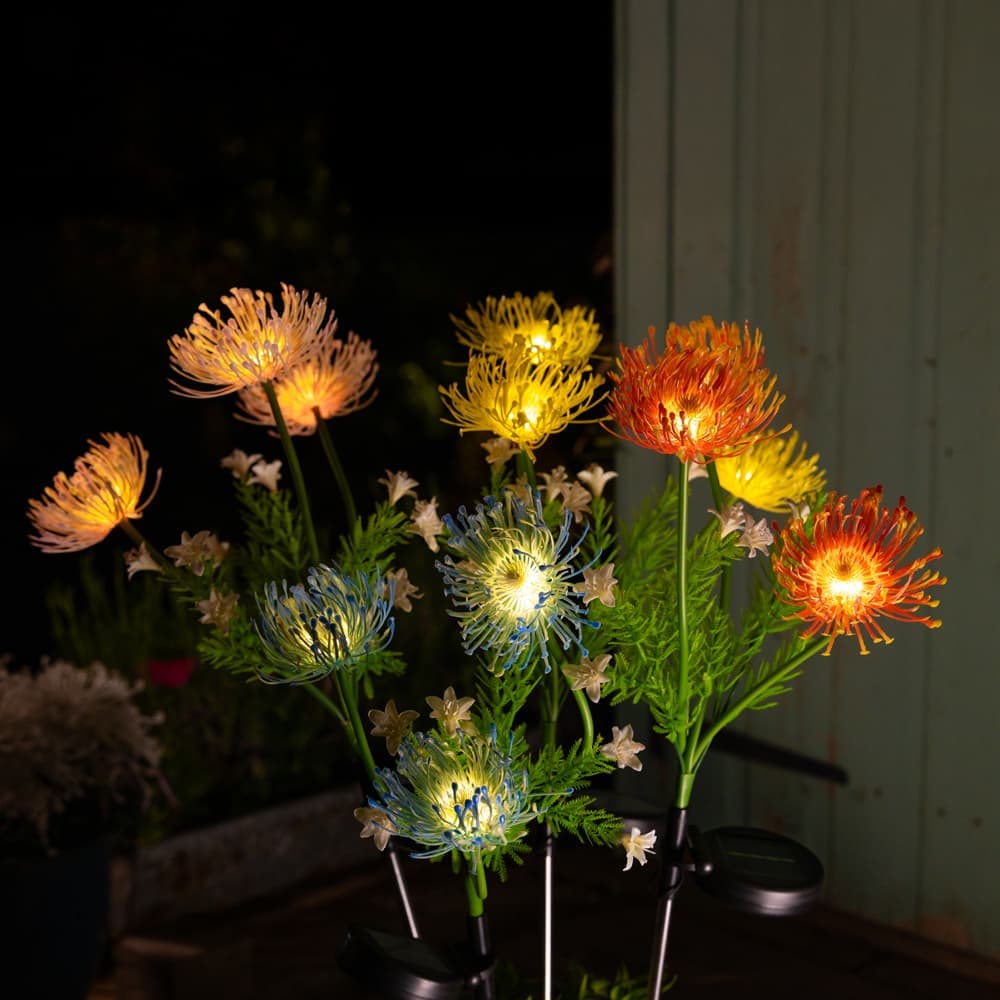 Florin Solar Flower Light - Yellow dimensions