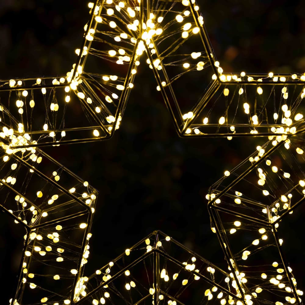 Lapland USB Solar Large Star dimensions