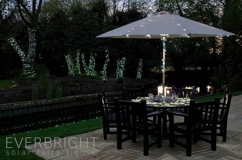 Everbright Solar Fairy Lights - White 300 LEDs supporting image 2