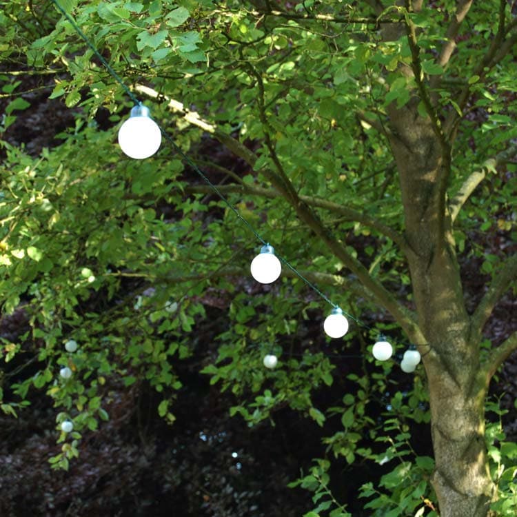 Everbright Solar Party Lights - 20 Multicoloured Balls supporting image 1