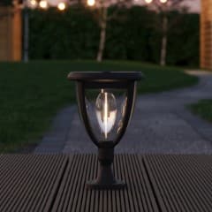 Guildford 3-in-1 Solar Wall, Garden & Pillar Light