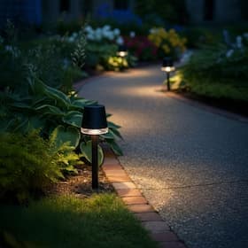 Pathfinder 2 in 1 Solar Post Light And Table Light