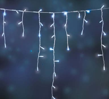 Solar Fairy Lights - 200 LED Icicle String
