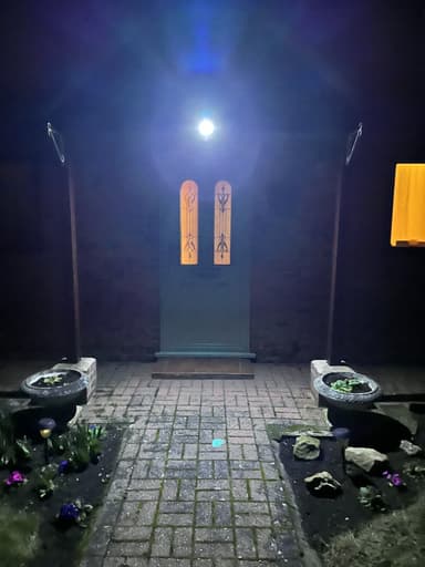 Customer photo of ECO Wedge XT Solar Motion Welcome Light