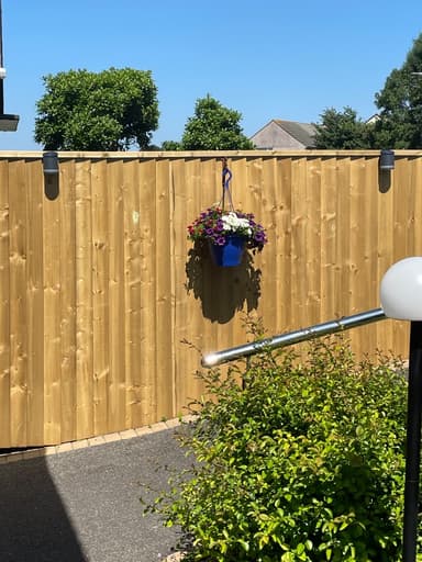 Customer photo of Truro Solar Wall Light - Anthracite Edition