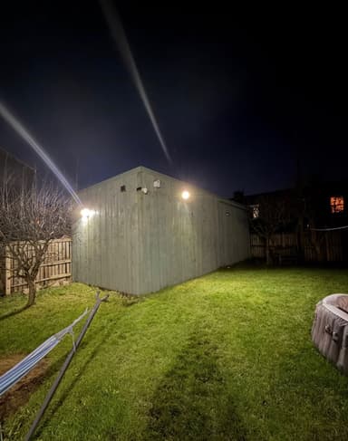 Customer photo of Dover Solar Double PIR Light