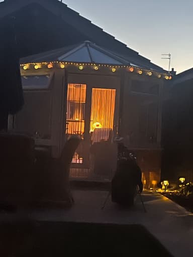 Customer photo of Elan Rope Festoons Solar Lights