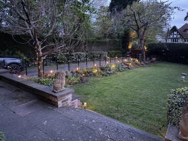 Customer photo of Lavenham Solar Garden Lights - 4 Pack
