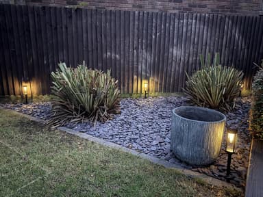 Customer photo of Lavenham Solar Garden Lights - 4 Pack