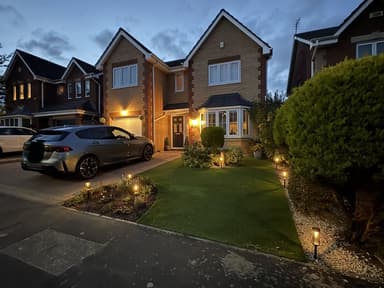 Customer photo of Lavenham Solar Garden Lights - 4 Pack
