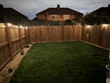 Customer photo of Lavenham Solar Wall Lights Set Of 2