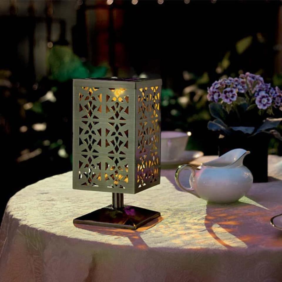Solar Filigree Tower Lights (2) view 1