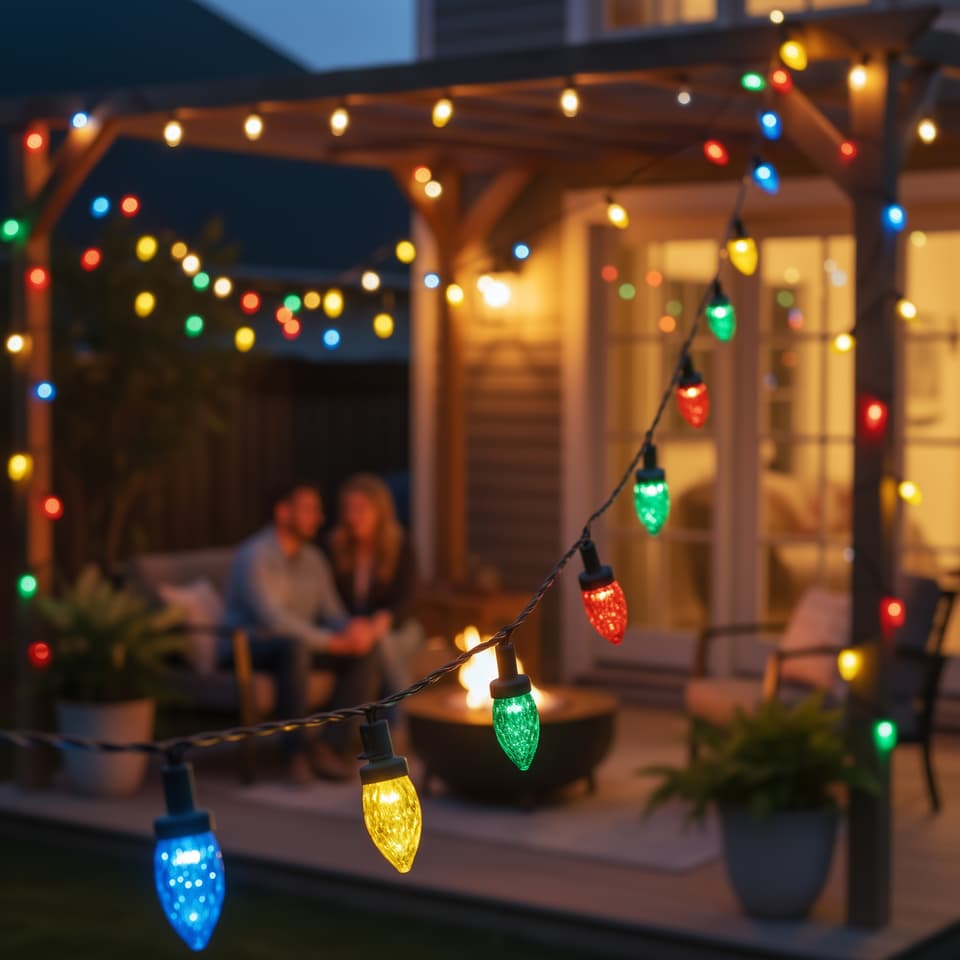 Retro USB Solar Bulbs Set Of 100 - Multicolour video preview