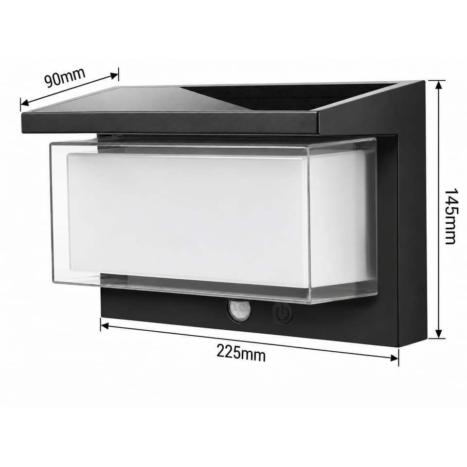 Stanway Solar Security Light view 3