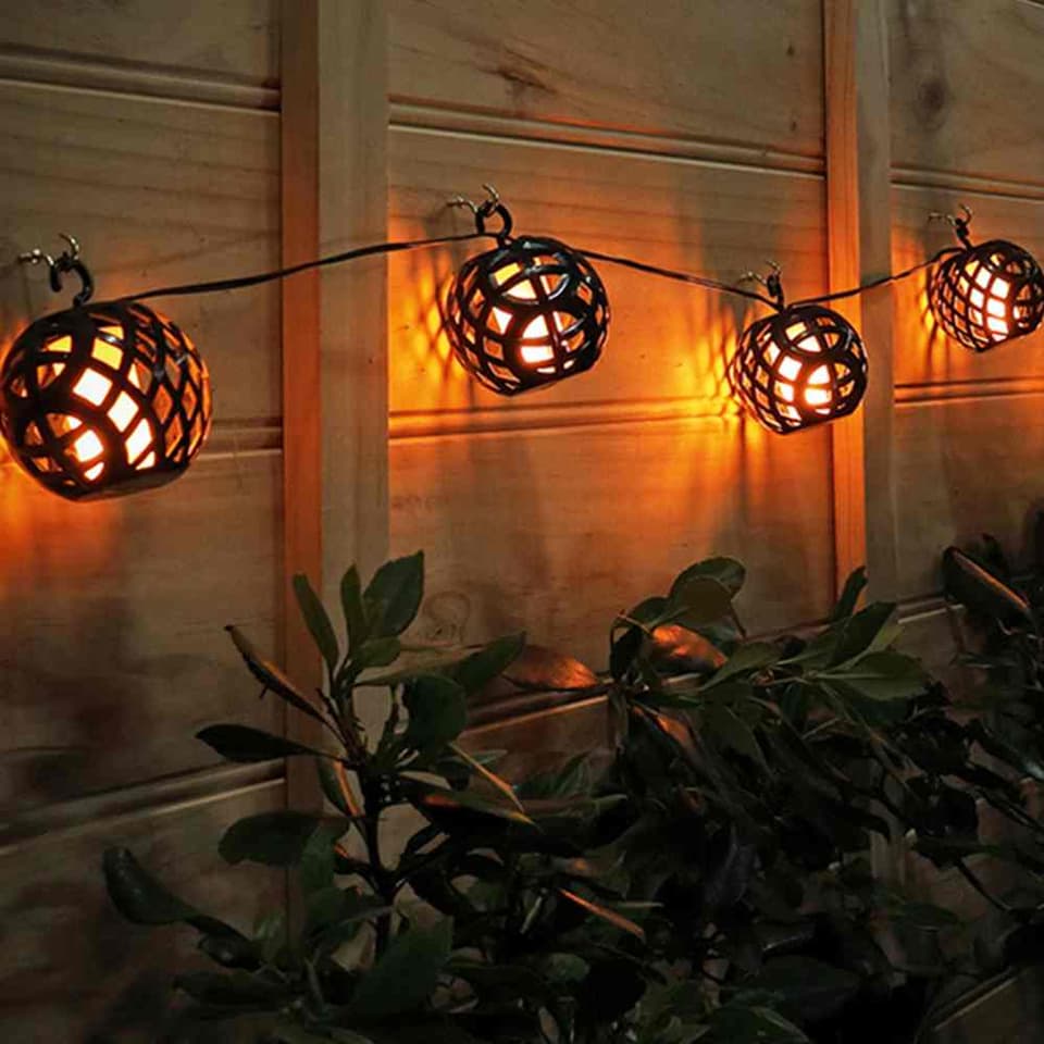 Elan Solar Flame Lanterns (Set of 8) view 1
