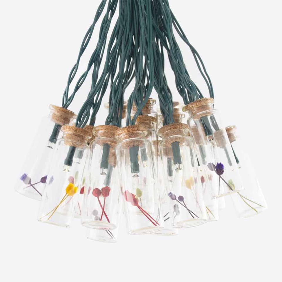 Lumify USB Solar Flower Jar Lights - Set Of 40 view 1