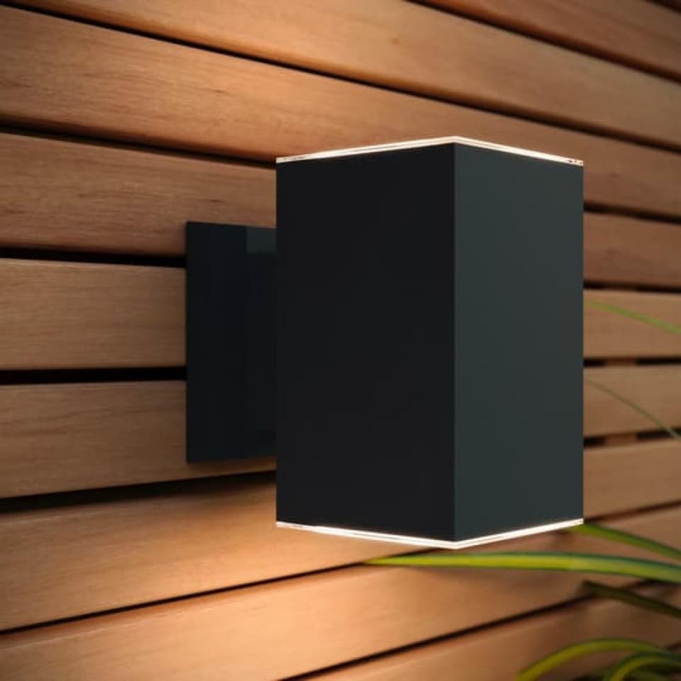 Oxford Up & Down Solar Wall Light view 1