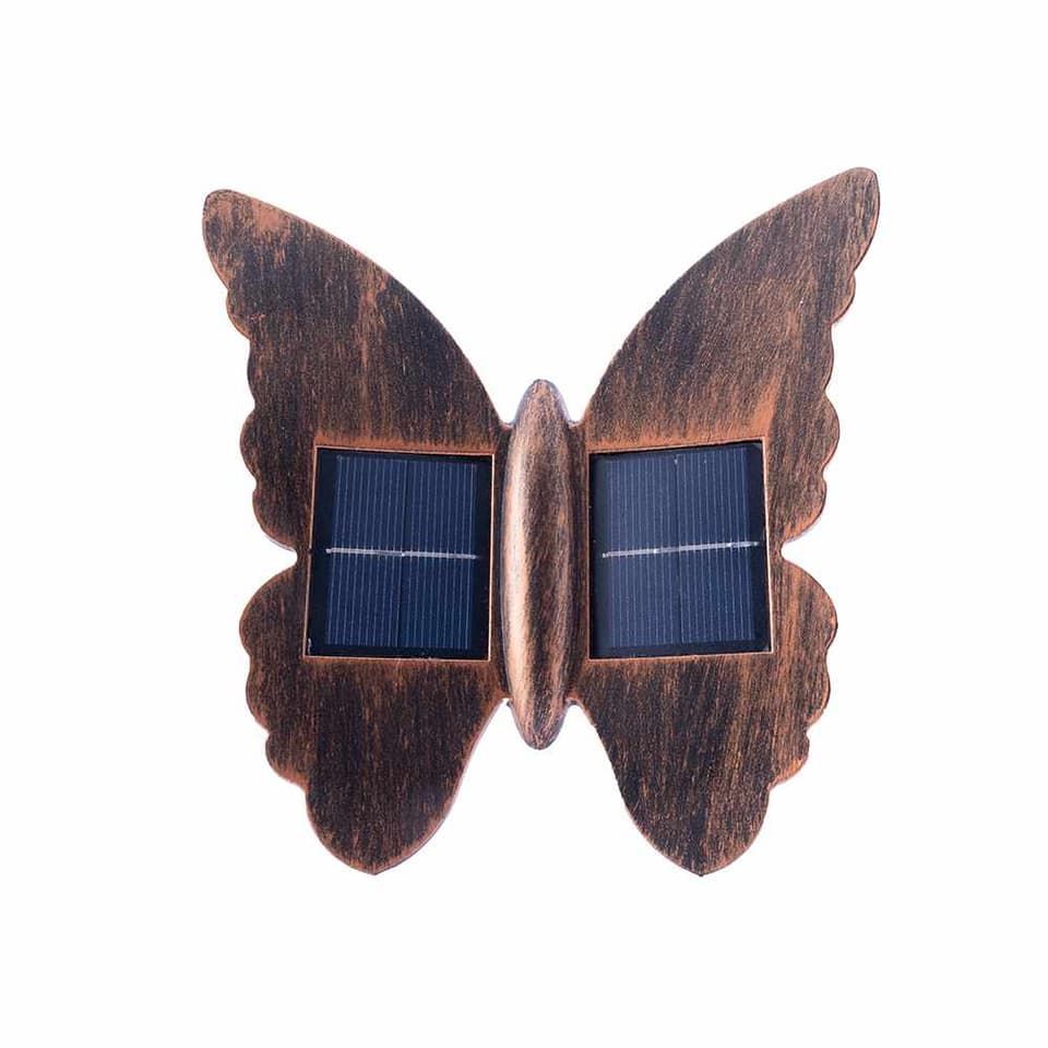 Butterfly Solar Light - Copper Effect view 1