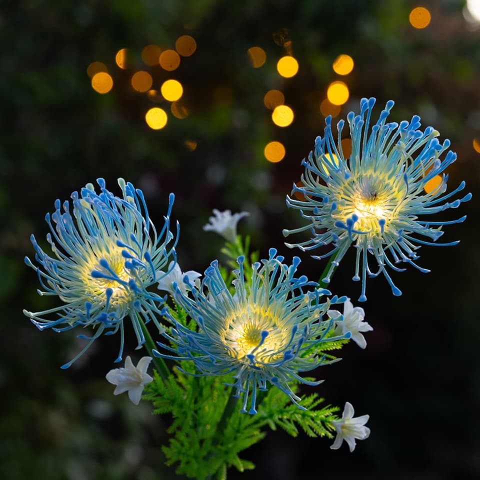 Florin Solar Flower Light - Blue view 1