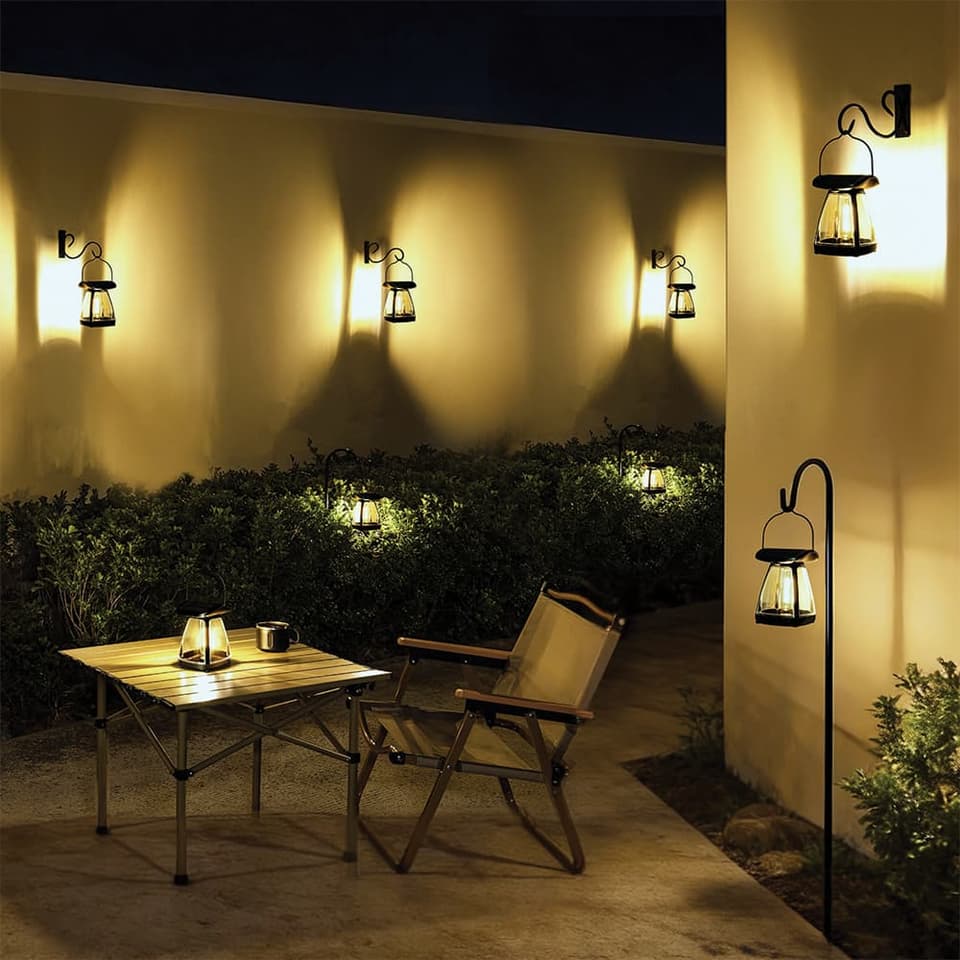 Lingfield Solar Lantern and Garden Light view 1