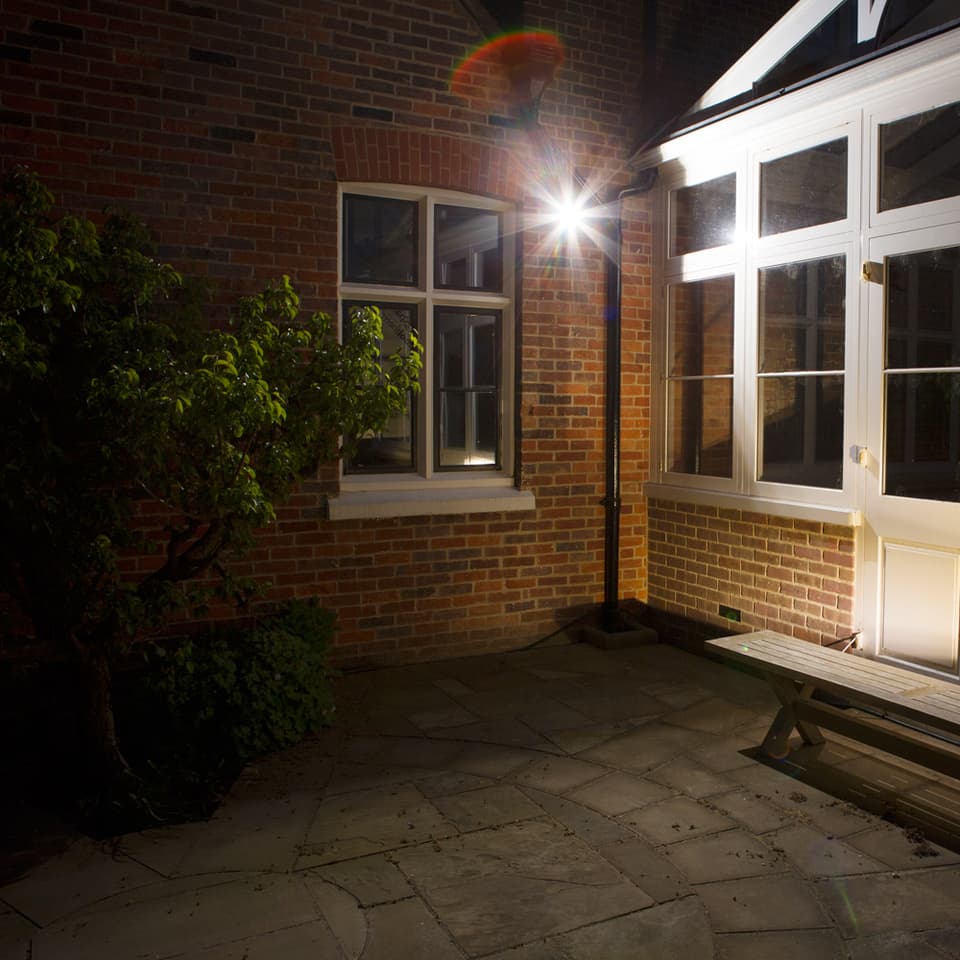 Guardian Solar Powered Outdoor Security Floodlight view 2