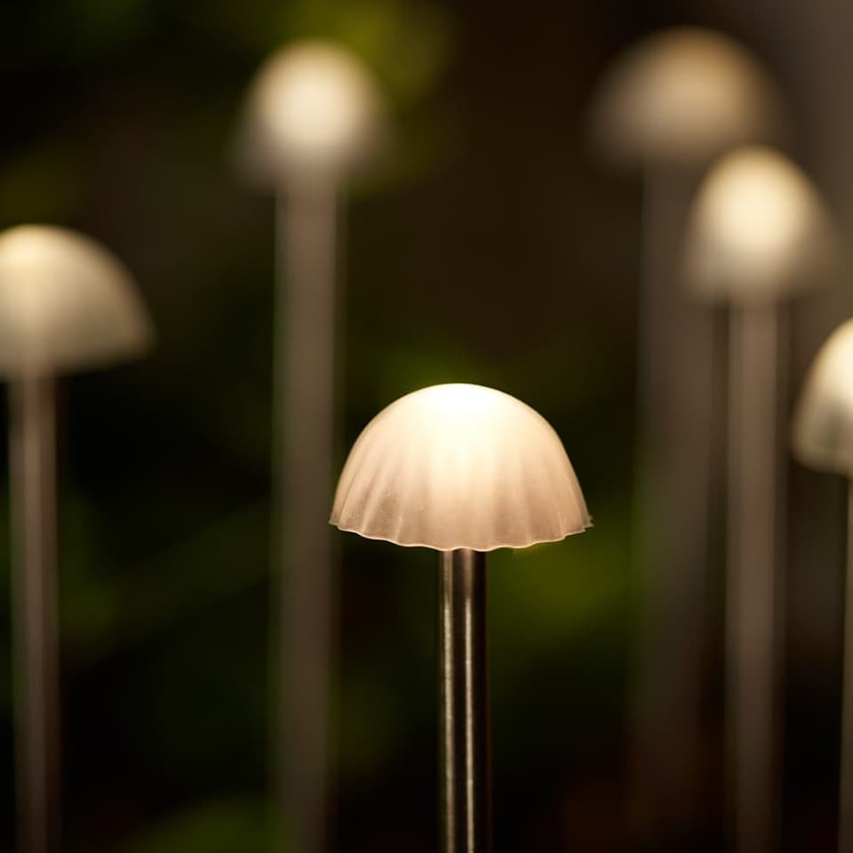 Elan Solar Mushroom Lights - Set Of 12 view 3