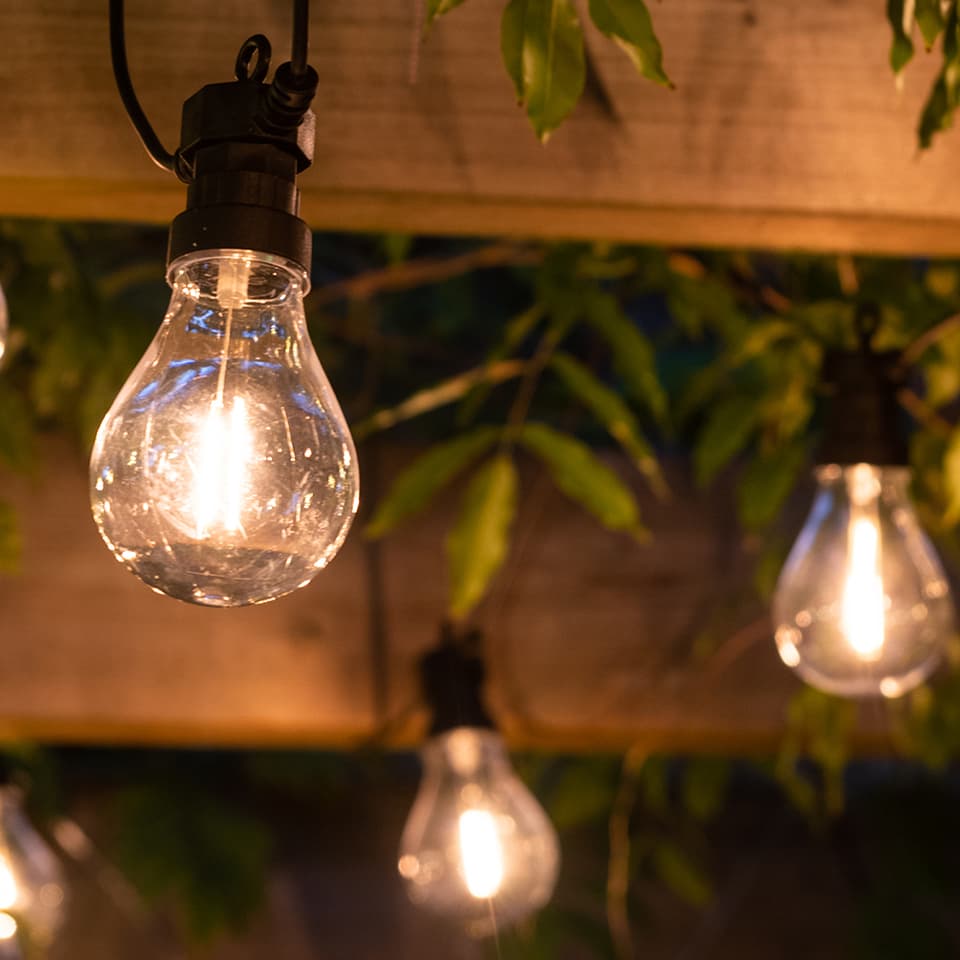 Edinburgh USB Solar Festoon Lights (Set Of 20) view 2