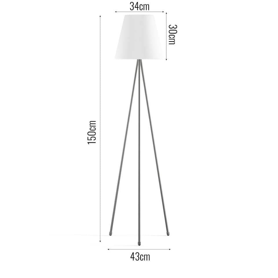 Rosalind Solar USB Floor Lamp view 2