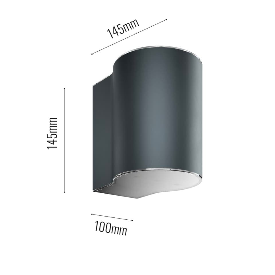 Belgravia Solar Up & Down Wall Light view 3